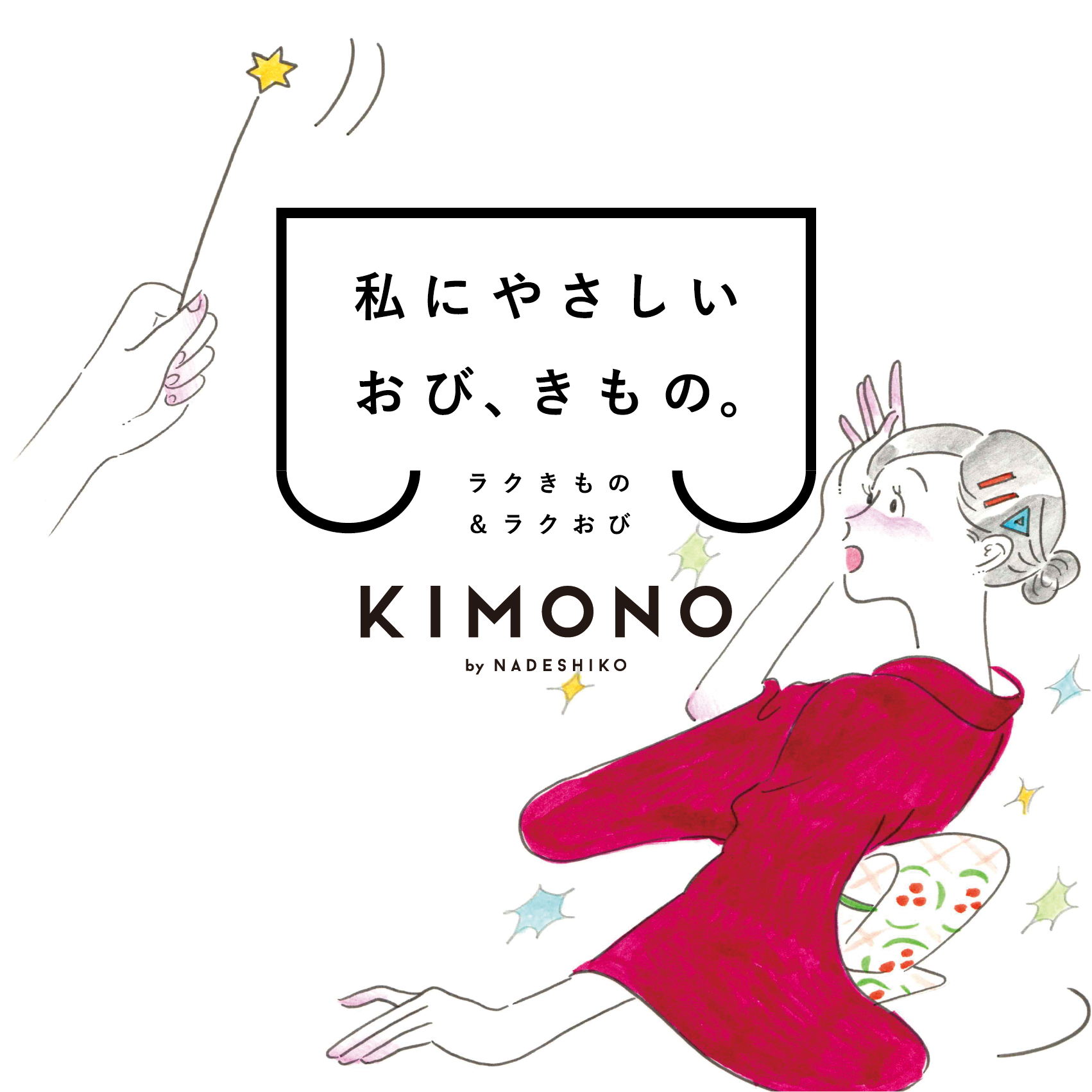 手軽に、時短。きれいを、簡単。ラクきもの&ラクおび仕立て